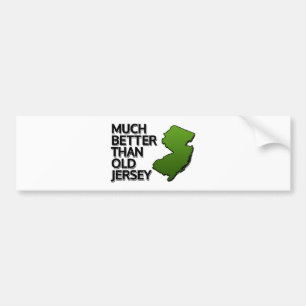 Viel besser als das alte Jersey Autoaufkleber