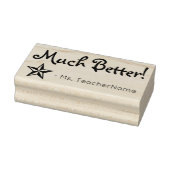"Viel besser!" + Name des benutzerdefinierten Inst Gummistempel (Stempel)