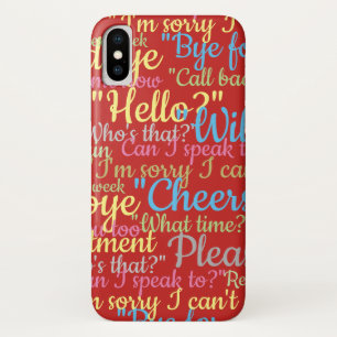 Viel Chatter Design Case-Mate iPhone Hülle