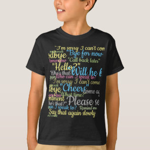 Viel Chatter Design T-Shirt