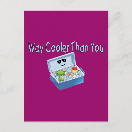 Viel Cooler als du Postkarte (Vorderseite)