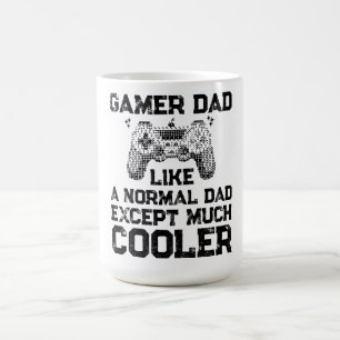 Viel cooler Gamer-Vater Retro-Zitat Kaffeetasse