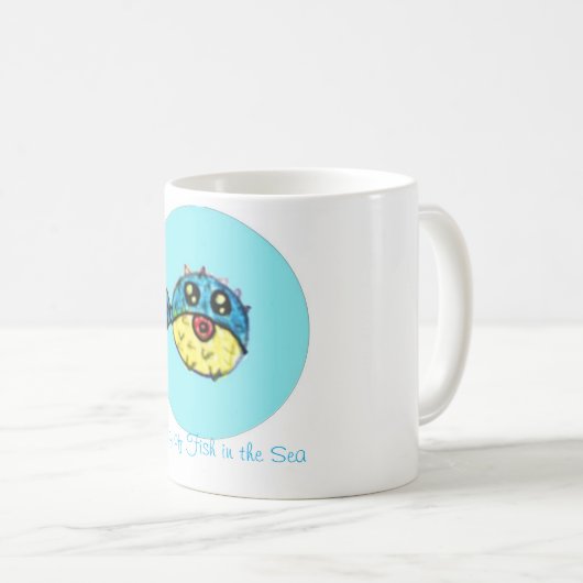 Viel der Fische im Meer Kaffeetasse (VorderseiteRechts)