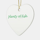 viel der Fische Keramik Ornament (Links)