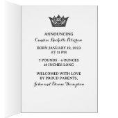 "Viel DUE über etwas!" Ankündigung von Baby (Innen (Rechts))