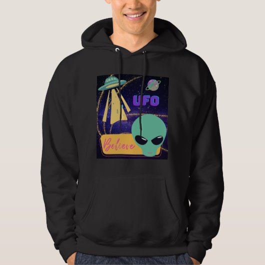 Viel, extraterrestra glauben hoodie (Vorderseite)