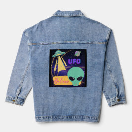 Viel, extraterrestra glauben jeansjacke
