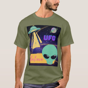 Viel, extraterrestra glauben T-Shirt
