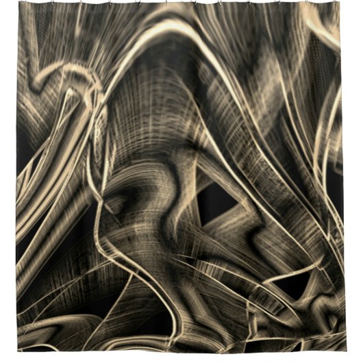 Viel gekrönt aussehend wie gebrannter Kiefer mit G Duschvorhang (Vorderseite)