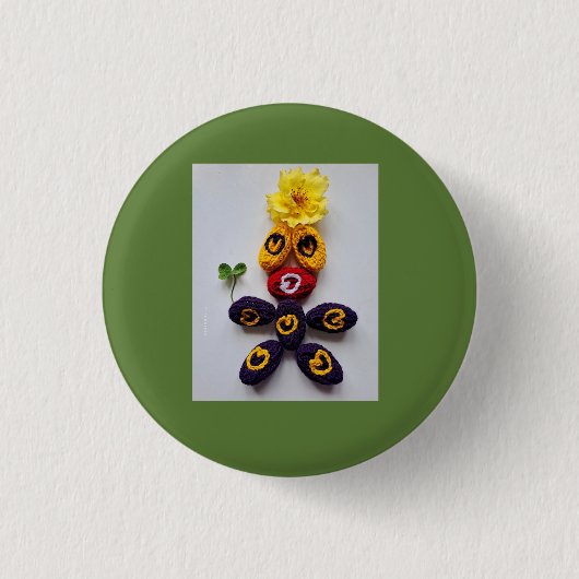Viel Glück! Abzeichen Button (Vorderseite)