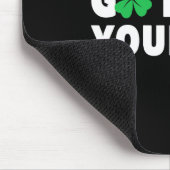 Viel Glück am St. Patrick's Day Mousepad (Ecke)