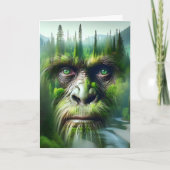 Viel Glück auf der Bigfoot-Jagd Karte (Vorderseite)