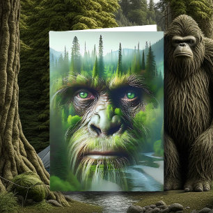 Viel Glück auf der Bigfoot-Jagd Karte