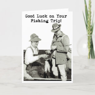 Viel Glück auf Ihrer Fangreise Karte