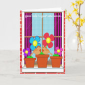 Viel Glück auf Ihrer neuen Zuhause Karte (Gelbe Blume)