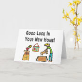Viel Glück auf Ihrer neuen Zuhause Karte (Gelbe Blume)