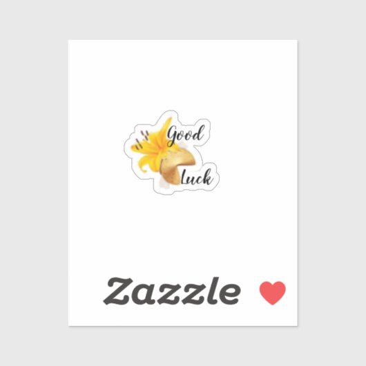 Viel Glück Aufkleber (Blatt)