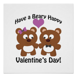 Viel Glück beim Valentinstag! Poster