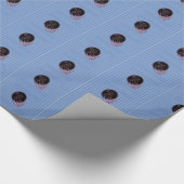 Viel Glück, Black Music Circle Geschenkpapier (Ecke)