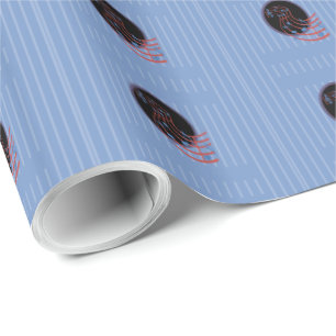 Viel Glück, Black Music Circle Geschenkpapier