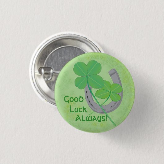 Viel Glück Button (Vorne & Hinten)