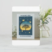 Viel Glück-Card (Stehend Vorderseite)