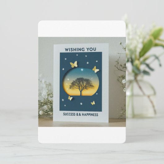 Viel Glück-Card (Stehend Vorderseite)