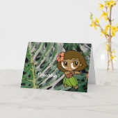 viel Glück-Card "Aloha Honeys" Karte (Gelbe Blume)