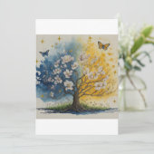 Viel Glück-Card Feiertagskarte (Stehend Vorderseite)