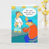 Viel Glück Card für Marathon Runner - Carbo-Ladung Karte (Gelbe Blume)