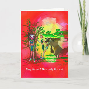 viel Glück Card für Runner - Salty Runners Karte