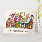 Viel Glück-Card Karte (Gelbe Blume)