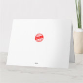 Viel Glück-Card Karte (Rückseite)