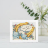 Viel Glück-Card Postkarte (Stehend Vorderseite)