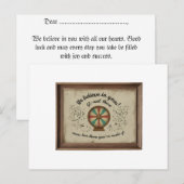 Viel Glück-Card Postkarte (Vorne/Hinten)