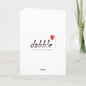 Viel Glück Card, Sweet Mouse und Vierblättriges Kl Karte (Rückseite)