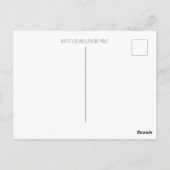 Viel Glück Card, Sweet Mouse und Vierblättriges Kl Postkarte (Rückseite)