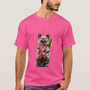 Viel Glück Cat, Money Kitten, Good Fortune, Maneki T-Shirt