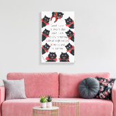 Viel Glück Cats, Louis Wain Leinwanddruck (Insitu (Wohnzimmer))