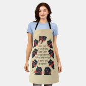 Viel Glück Cats, Louis Wain Schürze (Getragen)