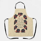 Viel Glück Cats, Louis Wain Schürze (Vorderseite)