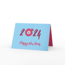 Viel Glück Charm Pomegranate - Frohes Neues Jahr