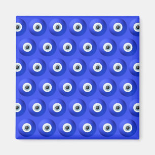 Viel Glück Charme gegen das böse Augenmuster Magnet