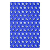 Viel Glück Charme gegen das böse Augenmuster Mini Klemmbrett (Rückseite)