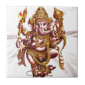 Viel Glück-Charme Lord-Ganesh Fliese (Vorderseite)