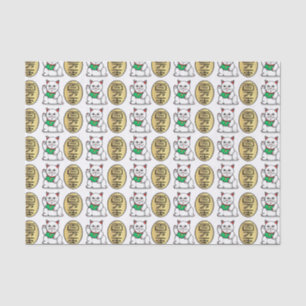 Viel Glück-Chinakitty-Seidenpapier Seidenpapier