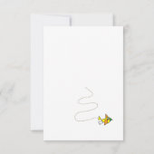 Viel Glück denken Sie an Ihre Begrüßungskarte (Rückseite)