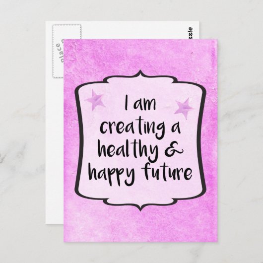 Viel Glück Diät Gewichtsverlust Schlanker Club Erf Postkarte (Vorne/Hinten)