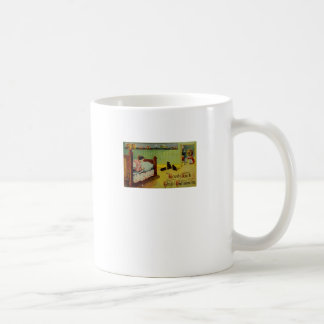 Viel Glück Dieses Halloween (Vintage Halloween-Kar Kaffeetasse