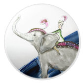 Viel Glück Elephant Keramikknauf (Vorderseite)